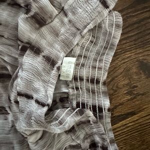 Umgee tie dye flare pants with lace inserts